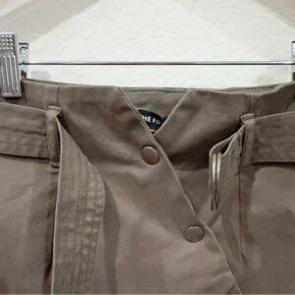 NWT The Fifth Label The Quest Cotton High Waist Skirt Deep Khaki Green - Picture 7 of 7